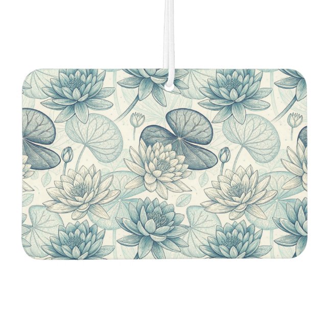 Ambientador Modern Blue Water Lilies Monet Style (Anverso)