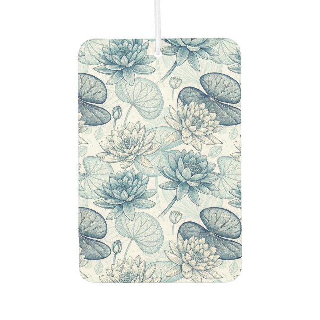 Ambientador Modern Blue Water Lilies Monet Style (Anverso)