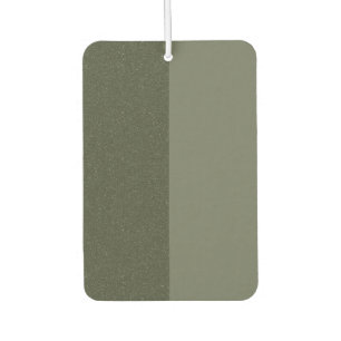 Ambientador Modern Moss Green Split Air Freshener - Personaliz