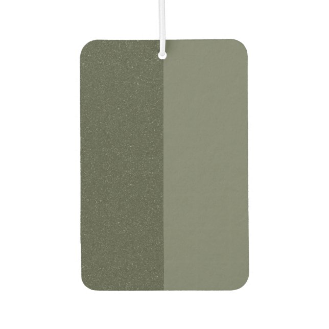 Ambientador Modern Moss Green Split Air Freshener - Personaliz (Anverso)