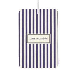 Ambientador Moderna marina personalizada y con rayas verticale