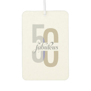 Ambientador Moderno Cincuenta y Fabuloso Elegante 50 cumpleaño