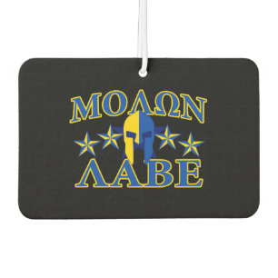 Ambientador Molon Labe Guerrero Espartano 5 estrellas Amarillo