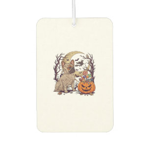 Ambientador Momia de Halloween Bulldog Francés Calabaza Carame
