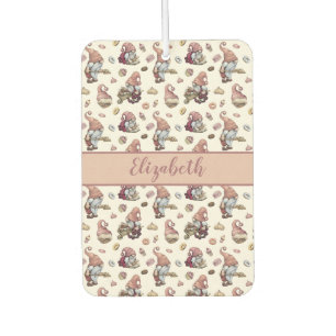 Ambientador Monograma Gnomes horneando pasteles donuts