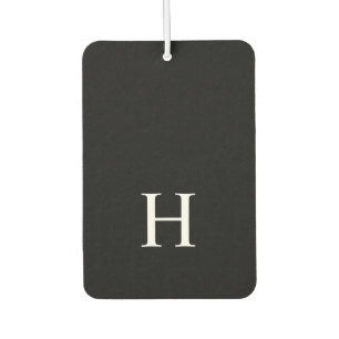 Ambientador Monograma Negro Personalizado