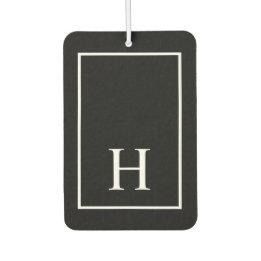 Ambientador Monograma Negro Personalizado