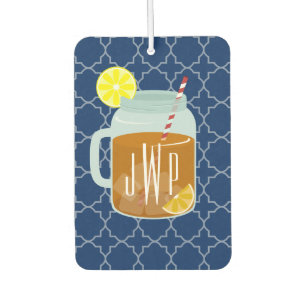 Ambientador Monogrammed Mason Jar Sweet Tea - Cuatrefoil de la
