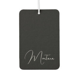 Ambientador Montana Black con letras blancas