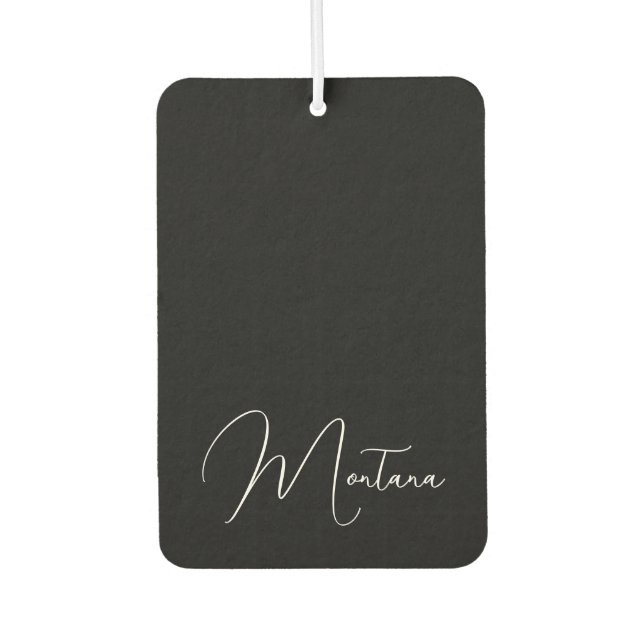 Ambientador Montana Black con letras blancas (Anverso)