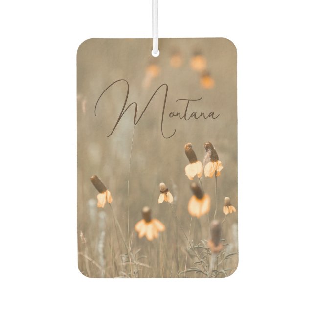 Ambientador Montana Burnt Naranja Wildflower Air Freshener (Anverso)