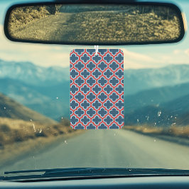 Ambientador Mosaicos marroquíes azules y rojos, Entramado, Cua