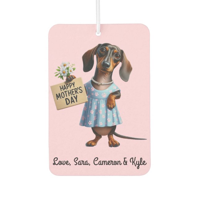 Ambientador Mother's Day Dachshund (Anverso)