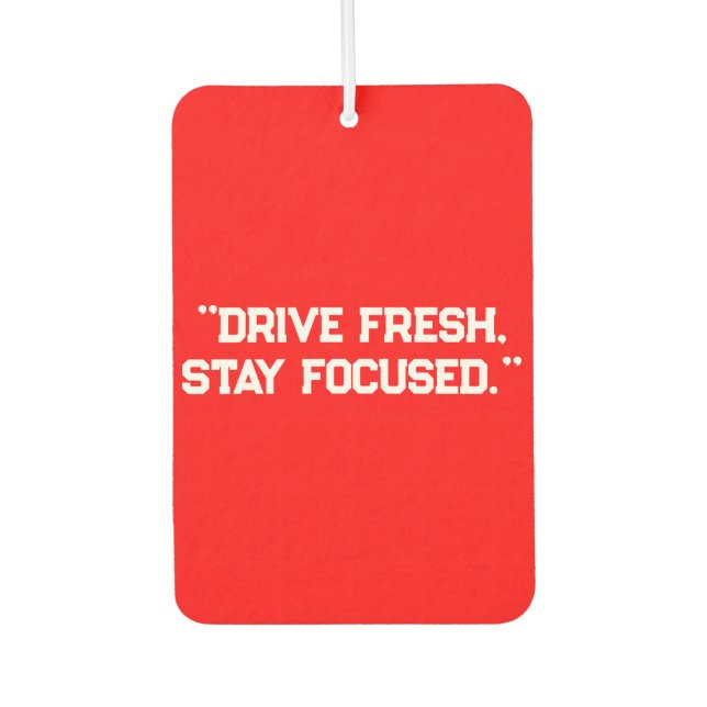 Ambientador Motivación del aire de los coches "Drive Fresh, St (Anverso)