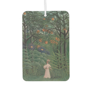 Ambientador Mujer caminando en un bosque exótico, Henri Rousse