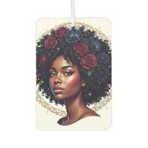 Ambientador Mujer Negra Floral Afro