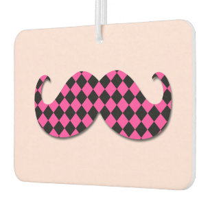 Ambientador Mustache clásico de cuadros