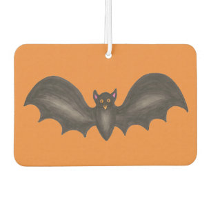 Ambientador Naranja negro espantó volar murciélago feliz Hallo