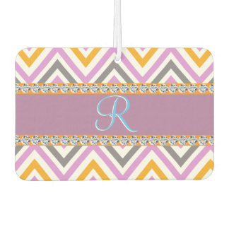 Ambientador Naranja púrpura Diamond Chevron