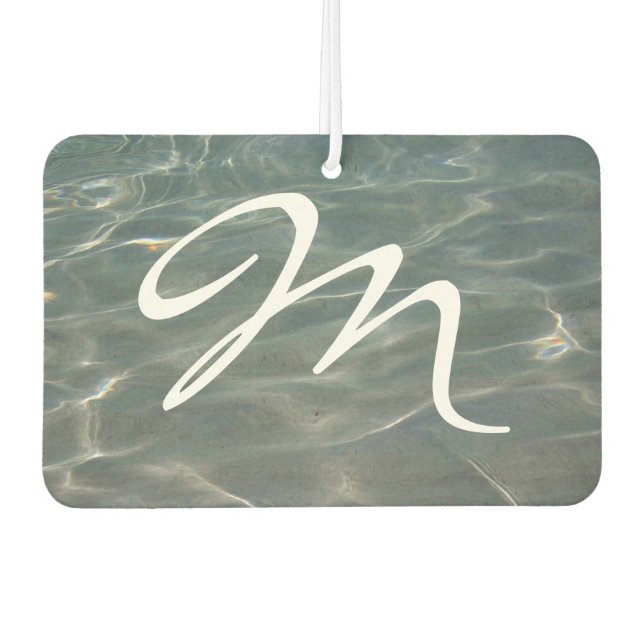 Ambientador Naturaleza azul del Resumen del Agua del Caribe (Anverso)