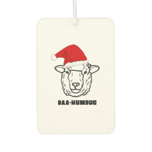 Ambientador Navidades Baa-Humbug-Oveja graciosa agricultora An