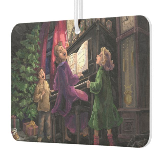 Ambientador Navidades cantan a lo largo de la pintura (Izquierda)