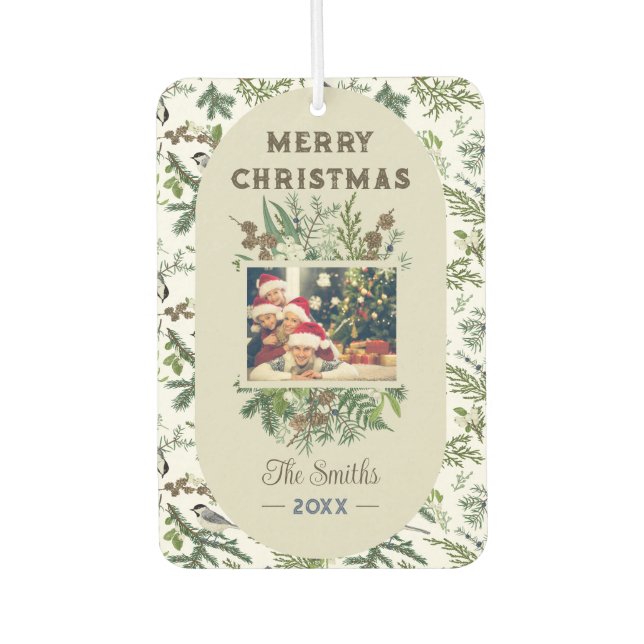 Ambientador Navidades de vegetación de follaje fotográfico fam (Anverso)