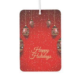 Ambientador Navidades Fiesta Golden Red Winter Holidays Elegan