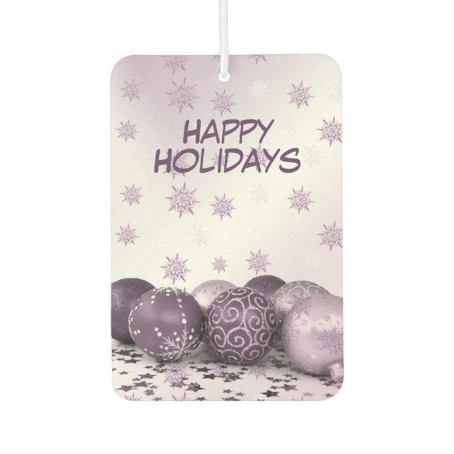 Ambientador Navidades Fiesta Pink Purple Ornamakes Snowflakes (Anverso)