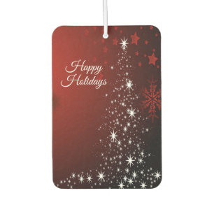Ambientador Navidades Fiesta White Stars Tree Copos de nieve r
