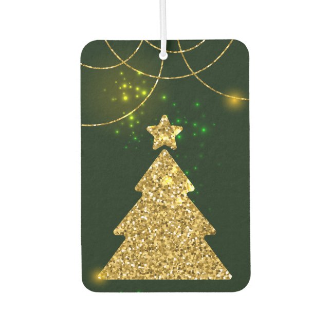 Ambientador Navidades Purpurina de vacaciones verdes (Anverso)