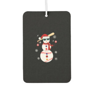 Ambientador Navidades Regalo de Snowman Santa Hat de béisbol