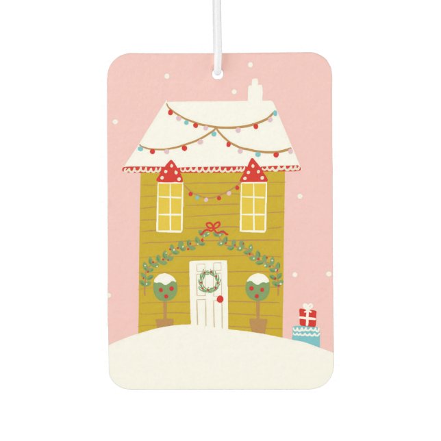 Ambientador Navidades rosados Fiesta niños vacaciones de cumpl (Anverso)