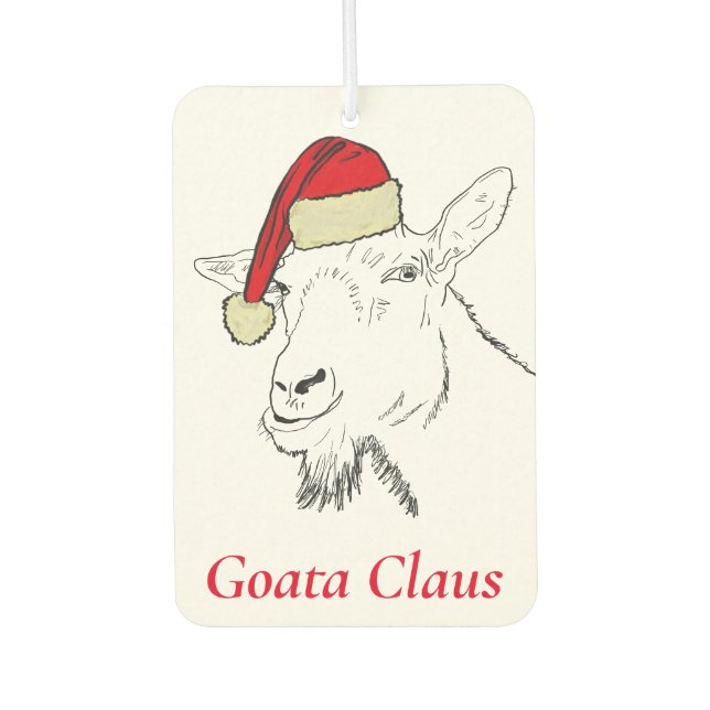 Ambientador Navidades Santa Goat a claus (Anverso)
