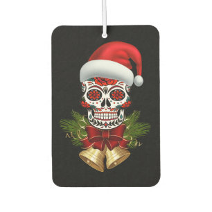 Ambientador Navidades Santa Hat Day Of The Dead Sugar Skull