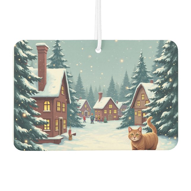 Ambientador Navidades y gatos (Anverso)