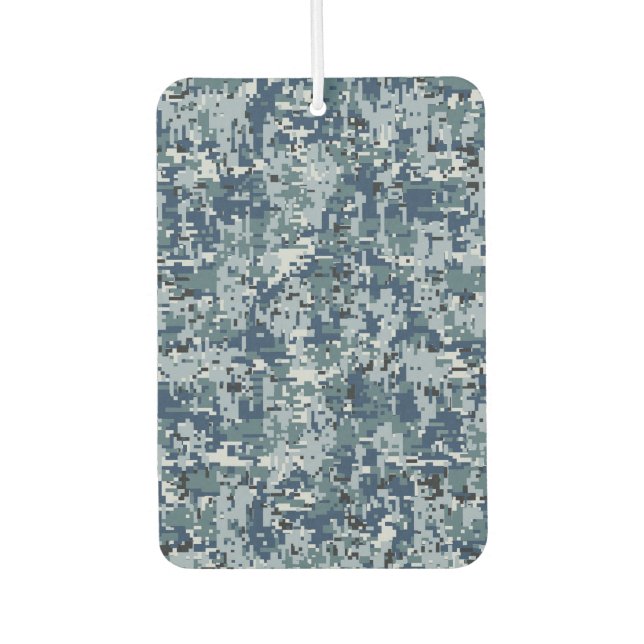 Ambientador Navy Blue Digital Pixels Camouflage Decor (Anverso)