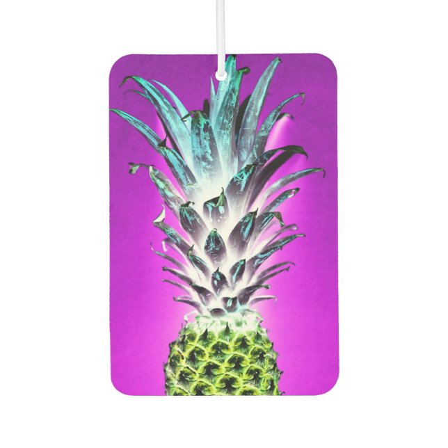Ambientador Neon pineapple colorido fruta tropical Hawai (Anverso)