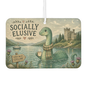 Ambientador Nessie Críptida Acogedora Socialmente Esquiva Loch