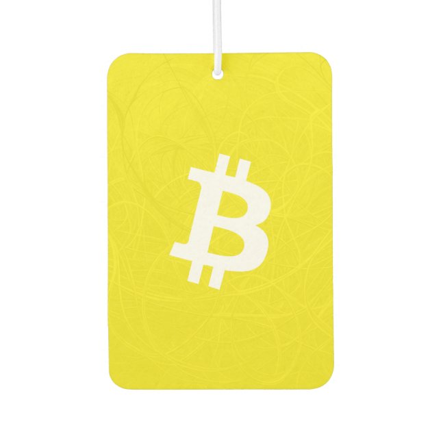 Ambientador Neurona Bitcoin Amarillo (Anverso)