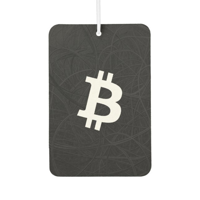 Ambientador Neurona de Bitcoin Negro (Anverso)