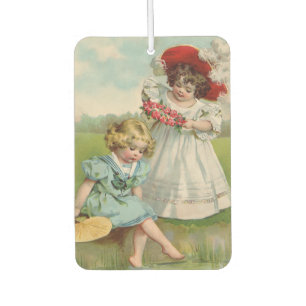 Ambientador Niños Victorianos Jardín de Verano Vintage Niñas