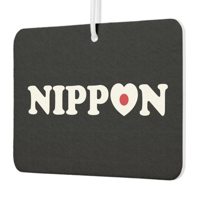 Ambientador Nippon Love Heart Flag Air Freshener (Izquierda)