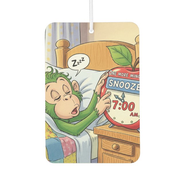 Ambientador No Hoy, Alarma - Sleepe Monkey Mode 💤 🙈 (Anverso)