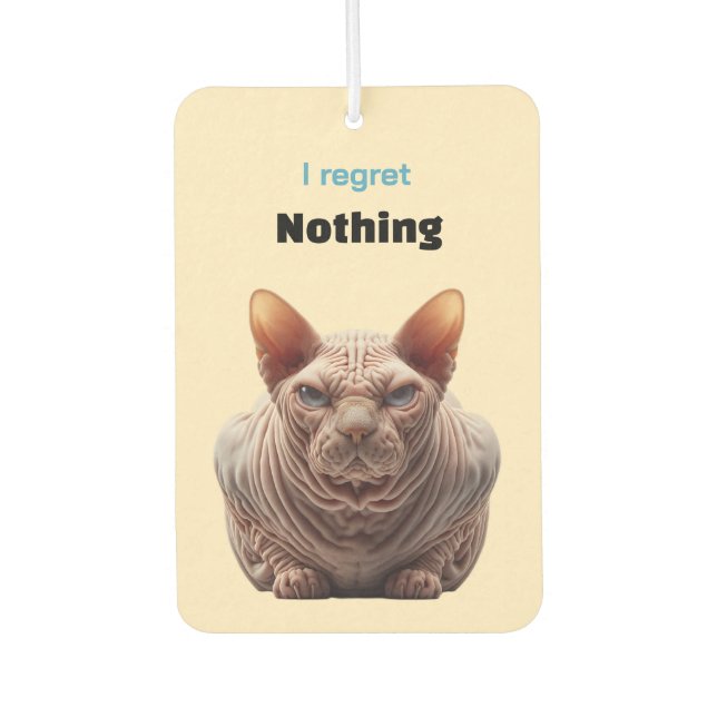 Ambientador No regret Sphynx Cat (Anverso)