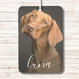 Ambientador Nombre del Mascota personalizado de la foto del pe