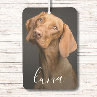 Ambientador Nombre del Mascota personalizado de la foto del pe