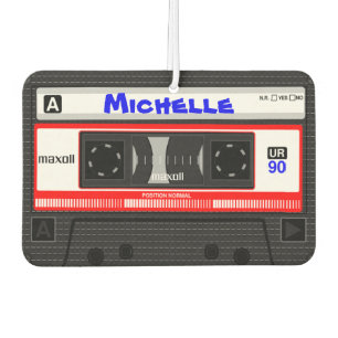 Ambientador Nombre personalizado Cassette Tape Air Freshener
