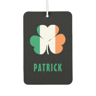 Ambientador Nombre Personalizado Irlanda Celta Trébol Bandera 