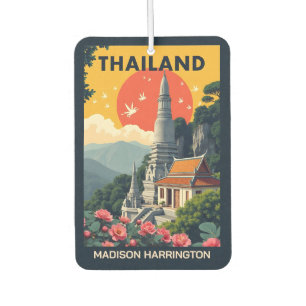 Ambientador Nombre personalizado / Texto Tailandia
